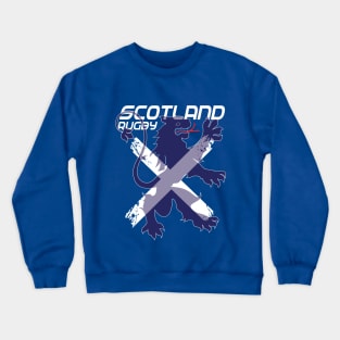 Scottish Rugby Rampant Lion Flag Fan Memorabilia Crewneck Sweatshirt